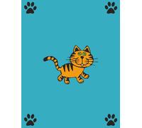 Paws Wide Ruled Journal Notebook for School & College: Adorable Cover Notebook with a Paws-itively for Students and Adults Alike Size 8.5"x11" and 120 Pages