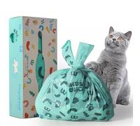 PAWSHOLIC Home - Bolsas compostables para excremento de perro, 180 bolsas verdes con soporte para bolsas, bolsas de basura gruesas perfumadas para mascotas, 100% biodegradables y sin plástico