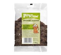 Pawsome Awesome Nuggies - Golosinas para Perros y Gatos, sin Cereales y Suaves, con Muchas proteínas y superalimentos como levadura de Cerveza o Ginkgo, sin azúcar (80 g)