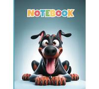 Pawsome Notebooks - Happy Note Taking & Doodling: Featuring a cute and playful Doberman | 120 pages | Each section has one side for doodling and one side for note-taking