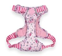 Pawsome Paws Boutique Piglet Small Tough Trails - Arnés Ajustable para Perro, diseño de Disney, sin tirones, con Ribete Reflectante y Hebilla Resistente