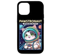 Pawstronaut Reporting for Duty Cat Space Design Carcasa para iPhone 12/12 Pro