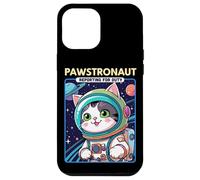 Pawstronaut Reporting for Duty Cat Space Design Carcasa para iPhone 12 Pro MAX