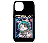 Pawstronaut Reporting for Duty Cat Space Design Carcasa para iPhone 13
