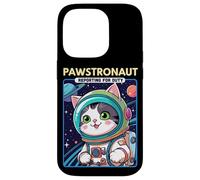 Pawstronaut Reporting for Duty Cat Space Design Carcasa para iPhone 14 Pro