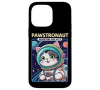 Pawstronaut Reporting for Duty Cat Space Design Carcasa para iPhone 14 Pro MAX