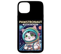 Pawstronaut Reporting for Duty Cat Space Design Carcasa para iPhone 15 Plus
