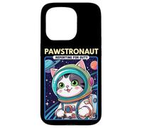Pawstronaut Reporting for Duty Cat Space Design Carcasa para iPhone 15 Pro