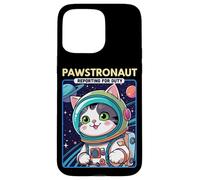 Pawstronaut Reporting for Duty Cat Space Design Carcasa para iPhone 15 Pro MAX