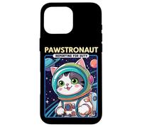 Pawstronaut Reporting for Duty Cat Space Design Carcasa para iPhone 16 Pro MAX