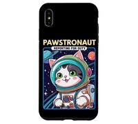 Pawstronaut Reporting for Duty Cat Space Design Carcasa para iPhone XS MAX