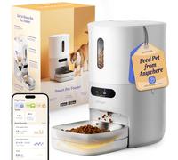 Pawsync Comedero automático para Gatos con aplicación, Seguimiento Inteligente de báscula, horarios de alimentación Personalizados, Capacidad de 3.6 L para Gatos y Perros pequeños, hasta 10