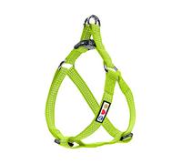 Pawtitas Arnés ajustable reflectante para perro grande, tanto para cachorro como para perro mayor, S, Verde