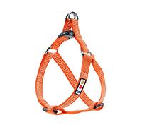 Pawtitas Arnés para perro pequeño, ajustable, reflectante, chaleco para perros mayores y cachorros, color naranja, talla S