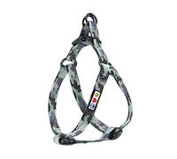 Pawtitas Arnes Perro Extra Pequeño Arnes Antitirones Perro Ajustable Reflectante Arnes para Cachorros Ligero Arnes Gris Camuflado