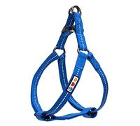 Pawtitas Arnes Perro Extra Pequeño Reflectante Arnés Antitirones para Perros Hecho De Material Reciclado Arnes Azul