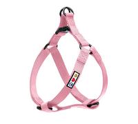 Pawtitas Arnes Perro Grande Ajustable Arnés Antitirones para Perros Color Solido Arnes Rosa Palido