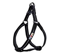 PAWTITAS Arnés Reciclado para Perros con Reflectante Cosido, para Cachorros, Hecho de Botellas de plástico recogidas de océanos, Color Negro mar Mediano