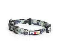 Pawtitas Collar para Perros Reflectante | Ajustable y Resistente para Perro y Cachorro | Ideal para Entrenamiento | Color Camuflaje Gris - Pequeño