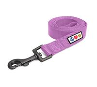 Pawtitas Correa para Perro 1.8 M Correa de Color Sólido Correa para Cachorros con Mango Cómodo Correa Perro Adiestramiento Correa Perro Pequeña/Extra Pequeña Correa Violeta para Perros Correa