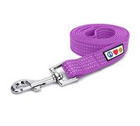 Pawtitas Correa para Perro 1.8 M Correa Reflectante Perro Correa para Cachorros con Mango Cómodo Correa Perro Adiestramiento Correa Perro Grande/Mediano Correa Violeta para Perros Correa
