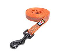 Pawtitas Cuerda Reflectante para Perro Coleccion trafico Extra Pequeño/Pequeño Naranja