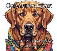 Pawtraits: A dog lovers coloring book