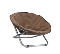 PawwJoy Cama elevada para mascotas, plegable, acogedora, transpirable, portátil, para dormir, marco de metal, sofá, cama anidable, silla cómoda, color café