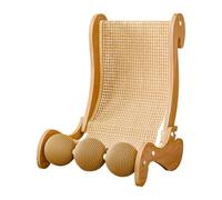 PawwJoy Silla de sisal para gatos, silla de playa para mascotas, garras molidas, tumbona para dormir, para gatos, perros pequeños, conejos, 19.7 x 12.6 x 14.5 pulgadas