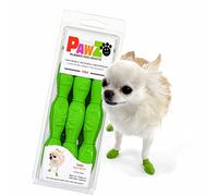 Botas de caucho natural Pawz para perro color Verde