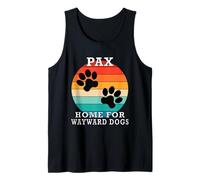 Pax Home For Wayward Dogs Apellido Camiseta sin Mangas