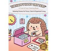 Pax the Sorting Hedgehog: A Cute & Cozy Coloring Book - Relaxing Scenes for Focus, Calm & Organized Living (The Happy Habit Critters)