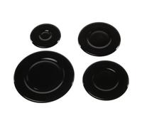 Paxanpax PCK684 - Juego de tapas universales para quemador de gas (100 mm, 75 mm, 75 mm y 55 mm, 4 unidades)