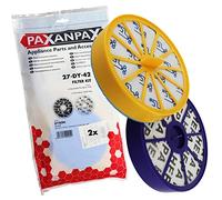 Paxanpax PFC357 - Juego de filtros HEPA y Lavables para Dyson DC04 (2 Unidades), Color Blanco