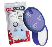 Paxanpax PFC394 - Juego de filtros compatibles para Dyson DC27 (2 unidades), color blanco