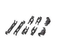Paxanpax PLD144 Kit de pinzas para cesta de lavavajillas compatible con Bosch, modelos Siemens