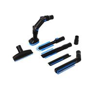 Paxanpax Vacuum Accessory Kit PFC942-Juego de Herramientas (8 Piezas, para Grietas, tapicerías y Accesorios para aspiradoras de 32 mm o 35 mm), Gris/Azul