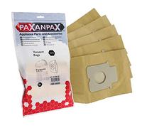 Paxanpax VB450 VB450-Bolsas compatibles para Panasonic 'C20E' MCC, MCCG, MCE Cylinder Series (Paquete de 5), Papel, marrón