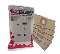 Paxanpax VB800 VB800-Bolsas de vacío para Kirby Heritage 2, Legend 1&2, Generación 3, 4, 5 y 6, 2000 G2000, 2001 G2001, Ultimate G, Diamond, Sentria Pre 2009 (5 Unidades), Papel, marrón