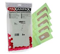 Paxanpax VB811 VB811-Bolsas de vacío para Oreck XL2000, XL8000 y XL9000 (5 Unidades), Papel, marrón