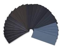 Paxcoo 42 Pieza Seco Mojado del papel de lija Grit Surtido 120 a 3000 9 * 3 6 pulgadas Hojas de papel de lija para lijado Automotive muebles de madera de acabado de madera o de terminación de Turing