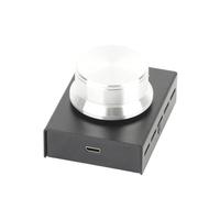 Paya de Control de Volumen USB, Control de Volumen de Silencio Portátil con un Botón para la Computadora para PC