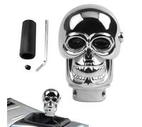 Paya de desplazamiento del cráneo - Mango de palanca de cambios de engranaje gótico del automóvil | Pandilla elegante de Skeleton Stick, acento interior automotriz frío, accesorio de palanca manual ún
