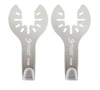 PAYA TOOLS Hoja de corte con gancho para trabajos de precisión, eliminación de calafateo de cubierta tablada para cortes limpios en espacios reducidos (paquete de 2)