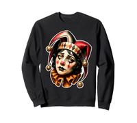 Payaso bufón Triste Sudadera