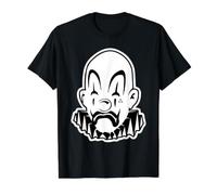 Payaso Chicano Payaso Blackwork Minimal Camiseta gráfica económica, Hombre, Negro, L