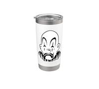 Payaso Chicano Payaso Blackwork Minimal Vaso térmico de acero inoxidable de doble pared