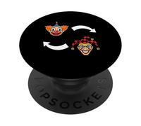 Payasos a la Derecha Jokers a la Izquierda Diversión Halloween PopSockets PopGrip Adhesivo