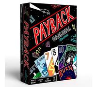 PAYBACK Edición original - Juego de cartas familiar de ritmo rápido para todas las edades | Juego de fiesta con traición, estrategia y caos | Fácil de aprender, caja magnética, diversión estilo UNO
