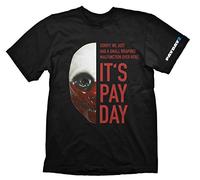 Payday 2 T-Shirt Wolf Mask, X-Large (Electronic Games) [Importación Inglesa]